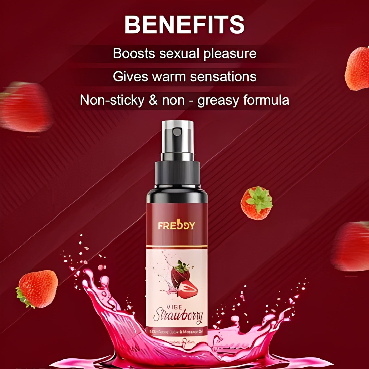 Vibe Strawberry Lube & Massage Oil
