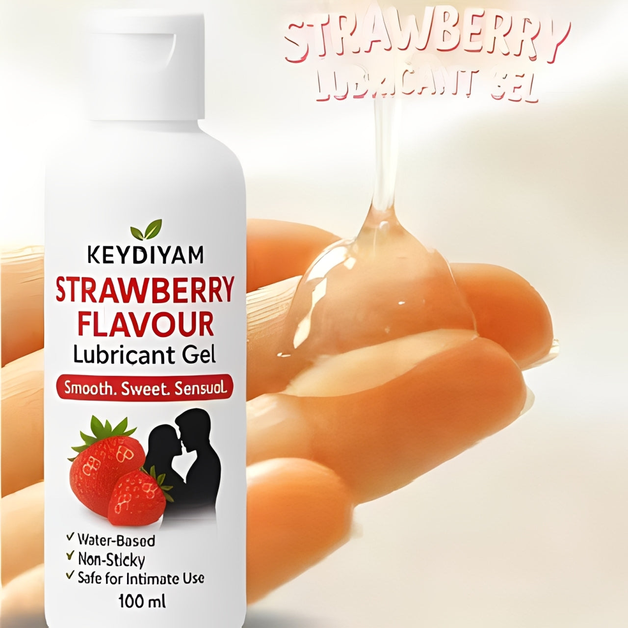 Strawberry Flavour Lubricant Gel – 100ml