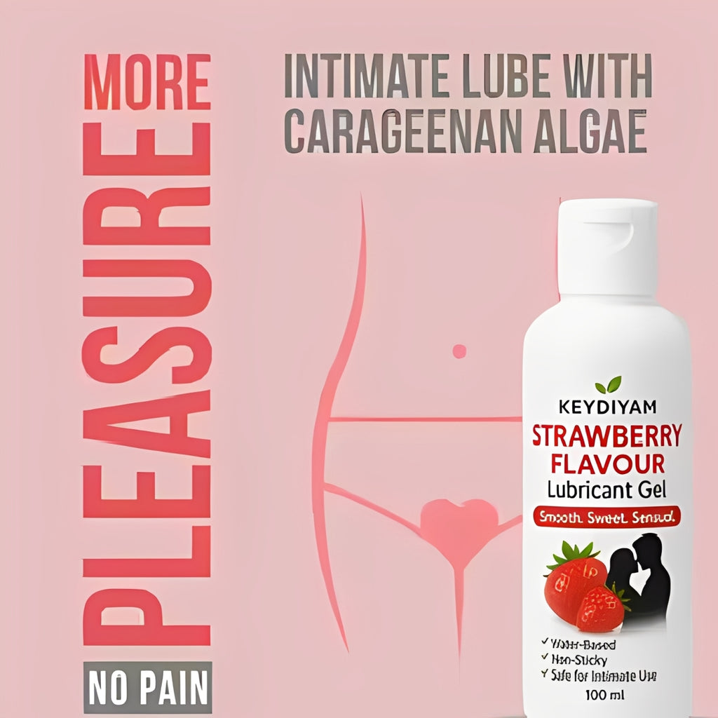Strawberry Flavour Lubricant Gel – 100ml