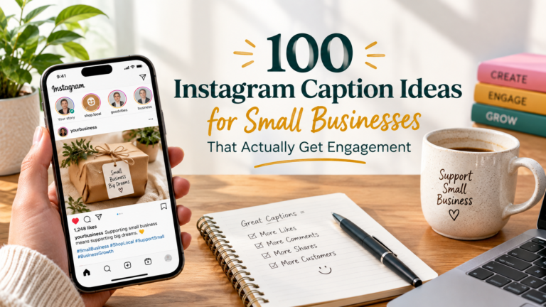 100 Instagram Caption Ideas for Small Businesses That Actually Get Engagement
