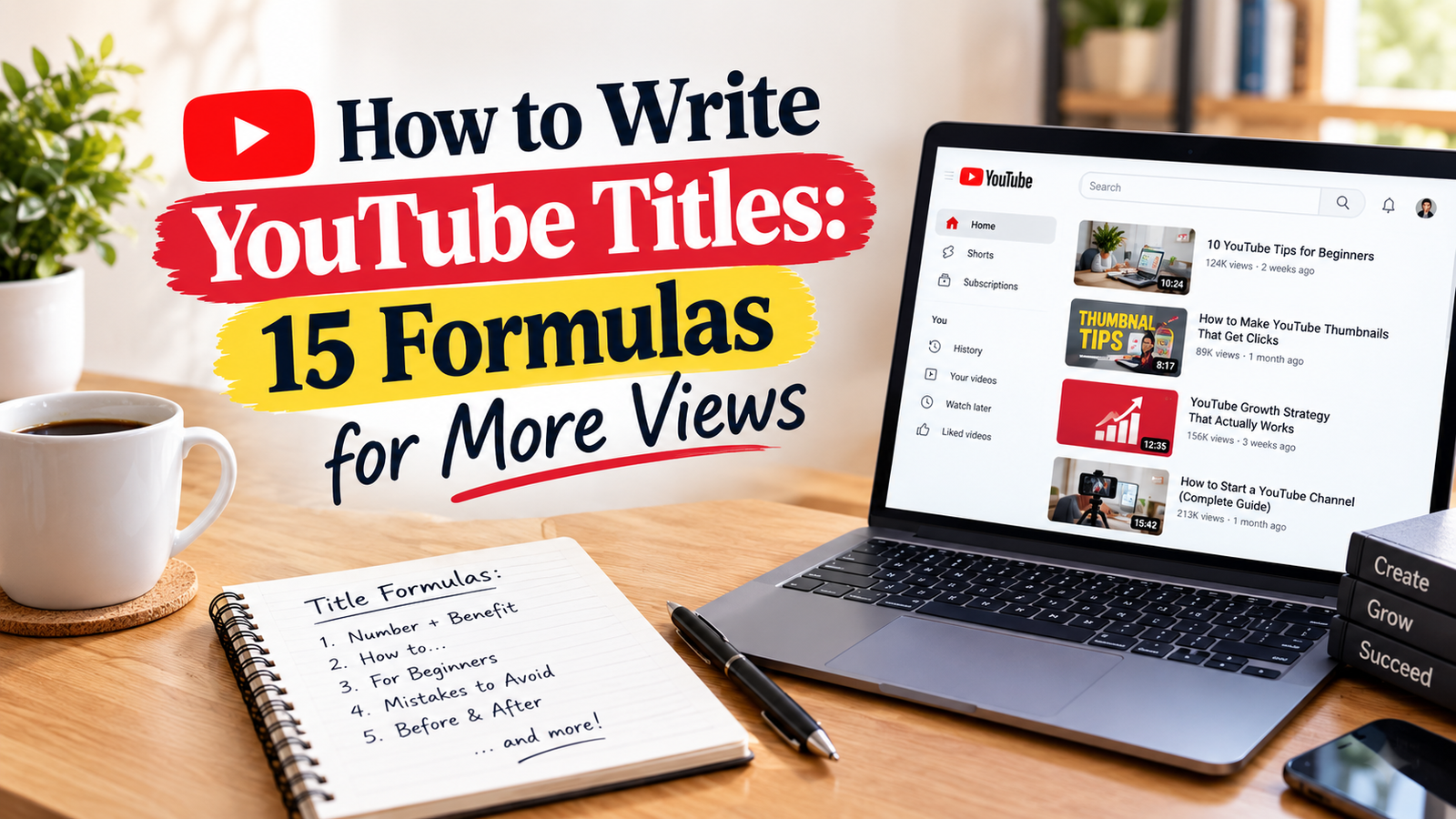 How to Write YouTube Titles 15 Formulas for More Views