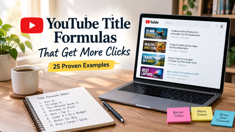 YouTube Title Formulas That Get More Clicks 25 Proven Examples